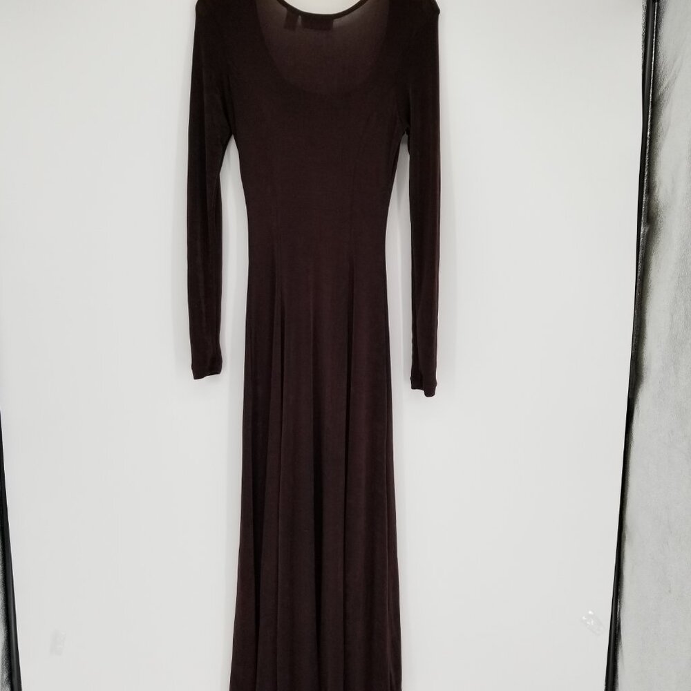 Sleek, Slinky Maxi Dress M, Whimsigoth, Faerycore, Dance Dress, Festival, Boho - Picture 3 of 5